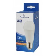 POWERTECH LED Λάμπα E27-008 15W, 3000K, E27, Samsung LED, IC