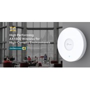 TP-LINK access point EAP620 HD, AX1800, WiFi 6, ceiling mount, Ver. 2.0