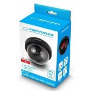 ESPERANZA ψεύτικη κάμερα CCTV ECA101 με LED, μαύρη