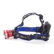 ESPERANZA φακός κεφαλής LED EOT001, 600lm, zoom, μαύρος/κόκκινος