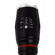 ESPERANZA φορητός φακός LED EOT070, 250lm, IPX3, zoom, με μαγνήτη, μαύρος
