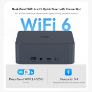 BEELINK mini PC EQi12-D4, Intel i3-1220P, 16GB, 500GB M.2, Windows 11 Pro