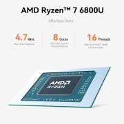 BEELINK mini PC EQR6, AMD Ryzen 7 6800U, 32GB, 500GB M.2, Windows 11 Pro