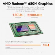 BEELINK mini PC EQR6, AMD Ryzen 7 6800U, 32GB, 500GB M.2, Windows 11 Pro