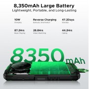 DOOGEE smartphone Fire 3, 5.5", 3/64GB, 8350mAh, IP68/IP69K/MIL-STD-810H, μαύρο