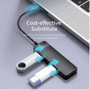 ORICO USB hub FL02, 4x θυρών, USB 2.0, 480Mbps, USB σύνδεση, μαύρο