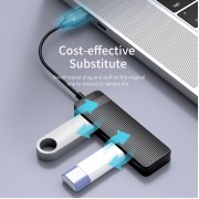 ORICO USB hub FL02, 4x θυρών, 480Mbps, USB σύνδεση, λευκό