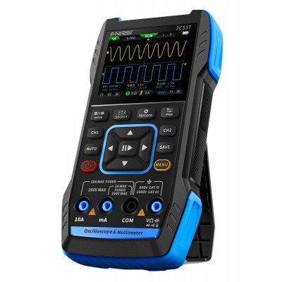FNIRSI 3 σε 1 παλμογράφος/πολύμετρο/signal generator χειρός 2C53T, επαναφορτιζόμενο
