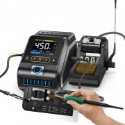 FNIRSI σταθμός συγκόλλησης DWS-200, 200W, 100~450 °C