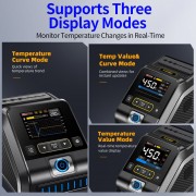 FNIRSI σταθμός συγκόλλησης DWS-200, 200W, 100~450 °C