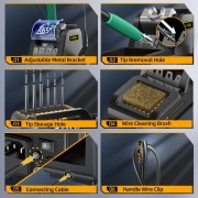 FNIRSI σταθμός συγκόλλησης DWS-200, 200W, 100~450 °C