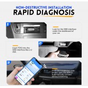 FNIRSI διαγνωστικό αυτοκινήτου OBD II FD10, Bluetooth