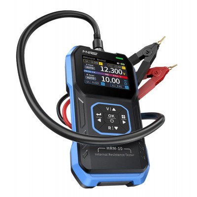 FNIRSI tester μπαταριών HRM-10, επαναφορτιζόμενο