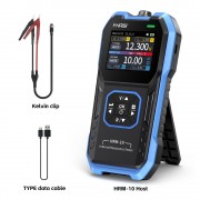 FNIRSI tester μπαταριών HRM-10, επαναφορτιζόμενο