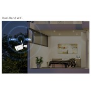 FOSCAM smart IP κάμερα V5P, 5MP 3K, 6x zoom, WiFi, IP66, Onvif, μαύρη