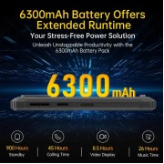 OUKITEL smartphone G2, 6", 4/64GB, 6300mAh, IP68/IP69K, πορτοκαλί