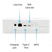 OLAX router 5G LTE G5010 με LAN θύρα, Wi-Fi 6, dual band, 4000mAh