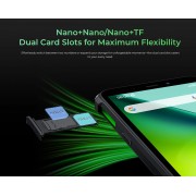 OUKITEL smartphone G5, 6", 4/128GB, 6300mAh, IP68/IP69K, μαύρο