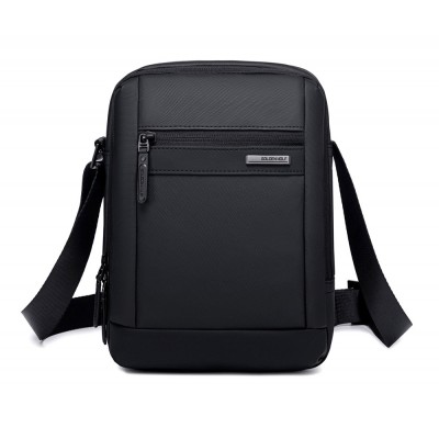 GOLDEN WOLF τσάντα ώμου GKB00732 με θήκη tablet, 3L, μαύρη