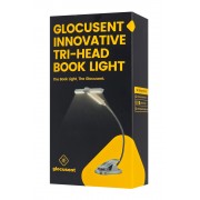 GLOCUSENT LED φακός διαβάσματος GLCSNTA2301, επαναφορτιζόμενος, έως 50lm, γκρι