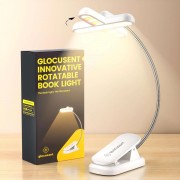 GLOCUSENT LED φακός διαβάσματος GLCSNTA2404, επαναφορτιζόμενος, έως 60lm, λευκός