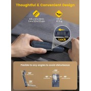 GLOCUSENT LED φακός διαβάσματος GLCSNTA2801, επαναφορτιζόμενος, έως 24lm, σκούρο μπλε