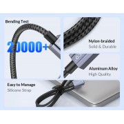 ORICO καλώδιο Lightning σε USB GQA12, 2.4A, 480Mbps, 1m, μαύρο