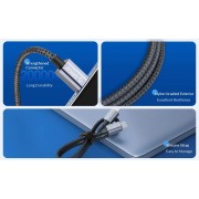 ORICO καλώδιο USB-C GQA60, 60W, 480Mbps, 1m, μαύρο