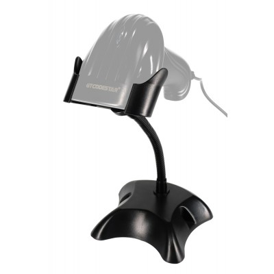 GTCODESTAR βάση για barcode scanner GTC-STAND, εύκαμπτος μεταλλικός βραχίονας, μαύρη