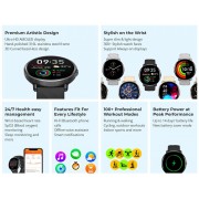 ZEBLAZE smartwatch GTR 3 Pro, heart rate, 1.43" AMOLED, IP68, μαύρο