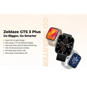 ZEBLAZE smartwatch GTS 3 Plus, heart rate, 2.15" AMOLED, IP68, μαύρο