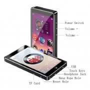 RUIZU MP3 player Η1 με οθόνη αφής 4", 32GB, ελληνικό μενού, Bluetooth, μαύρο
