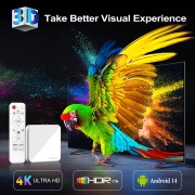 H96 MAX TV Box H313, 4K, 2/16GB, WiFi 6, Bluetooth, Android 14