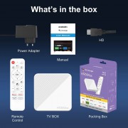 H96 MAX TV Box H313, 4K, 2/16GB, WiFi 6, Bluetooth, Android 14