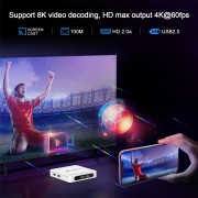 H96 MAX TV Box H618 Plus, 8K, 4/32GB, WiFi 6, Bluetooth, Android 14