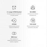 MERCUSYS Mesh WiFi 6 System Halo H60X, 1500Mbps Dual Band, 2τμχ, V.1.0