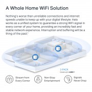 MERCUSYS Mesh WiFi 6 System Halo H60X, 1500Mbps Dual Band, 2τμχ, V.1.0