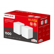 MERCUSYS Mesh WiFi 6 System Halo H60X, 1500Mbps Dual Band, 2τμχ, V.1.0