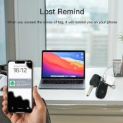 HAVEDEER smart tag ITAG03 για iOS συσκευές, Bluetooth tracker, λευκό