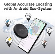 MILI smart tag LiTag Duo για iOS & Android συσκευές, Bluetooth tracker, μαύρο