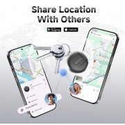 MILI smart tag LiTag Duo για iOS & Android συσκευές, Bluetooth tracker, μαύρο
