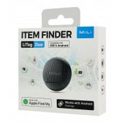 MILI smart tag LiTag Duo για iOS & Android συσκευές, Bluetooth tracker, μαύρο