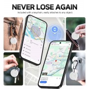 MILI smart tag MiTag Duo για iOS & Android συσκευές, Bluetooth tracker, μαύρο
