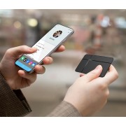 MILI ψηφιακή επαγγελματική κάρτα & tracker MiCard Duo για iOS & Android συσκευές, NFC, Bluetooth, μαύρο