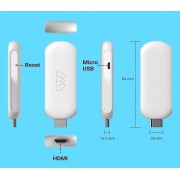 HOMATICS TV Stick HD, 1080p, 1/32GB, WiFi, Google/Netflix πιστοποίηση, Android 11