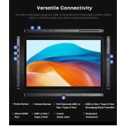 CHUWI tablet Hi10 X2 με πληκτρολόγιο, 10.1", 8/256GB, Windows 11 Home, 3400mAh, γκρι