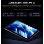 CHUWI tablet Hi10 X2 με πληκτρολόγιο, 10.1", 8/256GB, Windows 11 Home, 3400mAh, γκρι