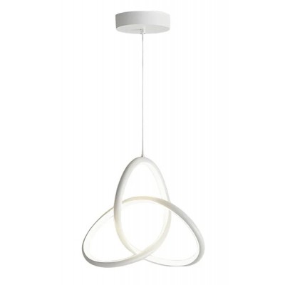 POWERTECH LED φωτιστικό οροφής HLL-0121, 15W, 4000K, Φ22cm x 1m, λευκό