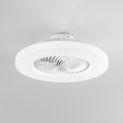 POWERTECH smart ανεμιστήρας οροφής HLL-0172 με LED φως, 36W, Φ55x20cm, λευκός