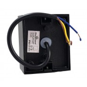 POWERTECH φωτιστικό τοίχου HLL-0187 για GU10 λάμπα, μεταλλικό, IP65, μαύρο